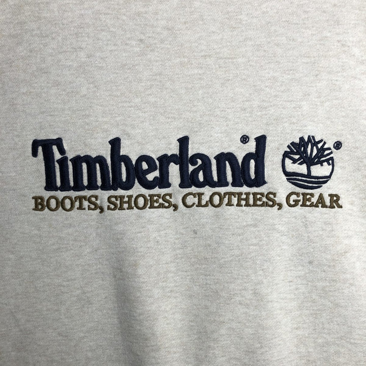 90s-00'S Timberland Logo Sweatshirt, Men's Size L (approx.), Vintage cotton gray type Vintage Second Hand