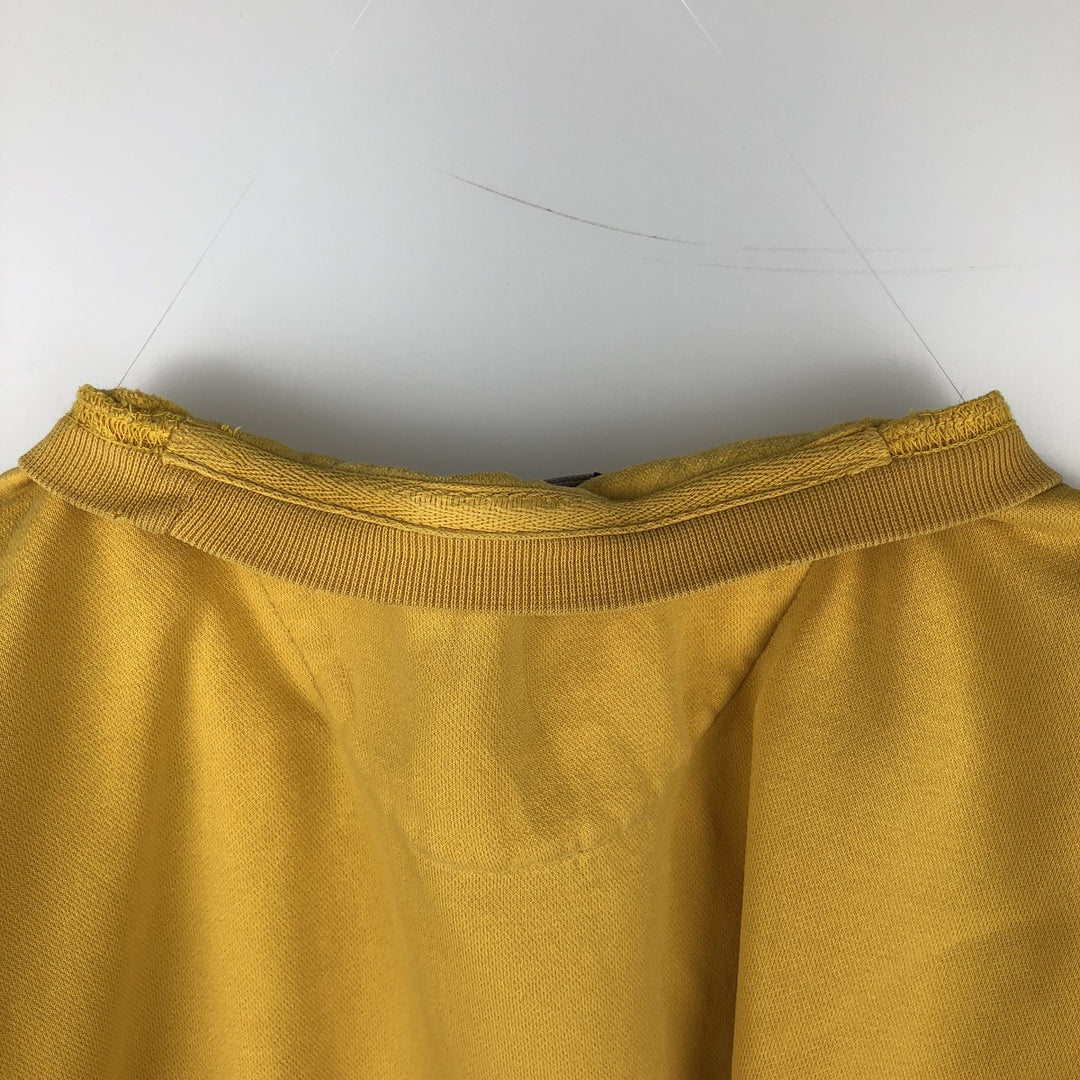 Ralph Lauren CHAPS One-Point Logo Sweatshirt, Men's Size XL (approx.) cotton yellow type Vintage Second Hand