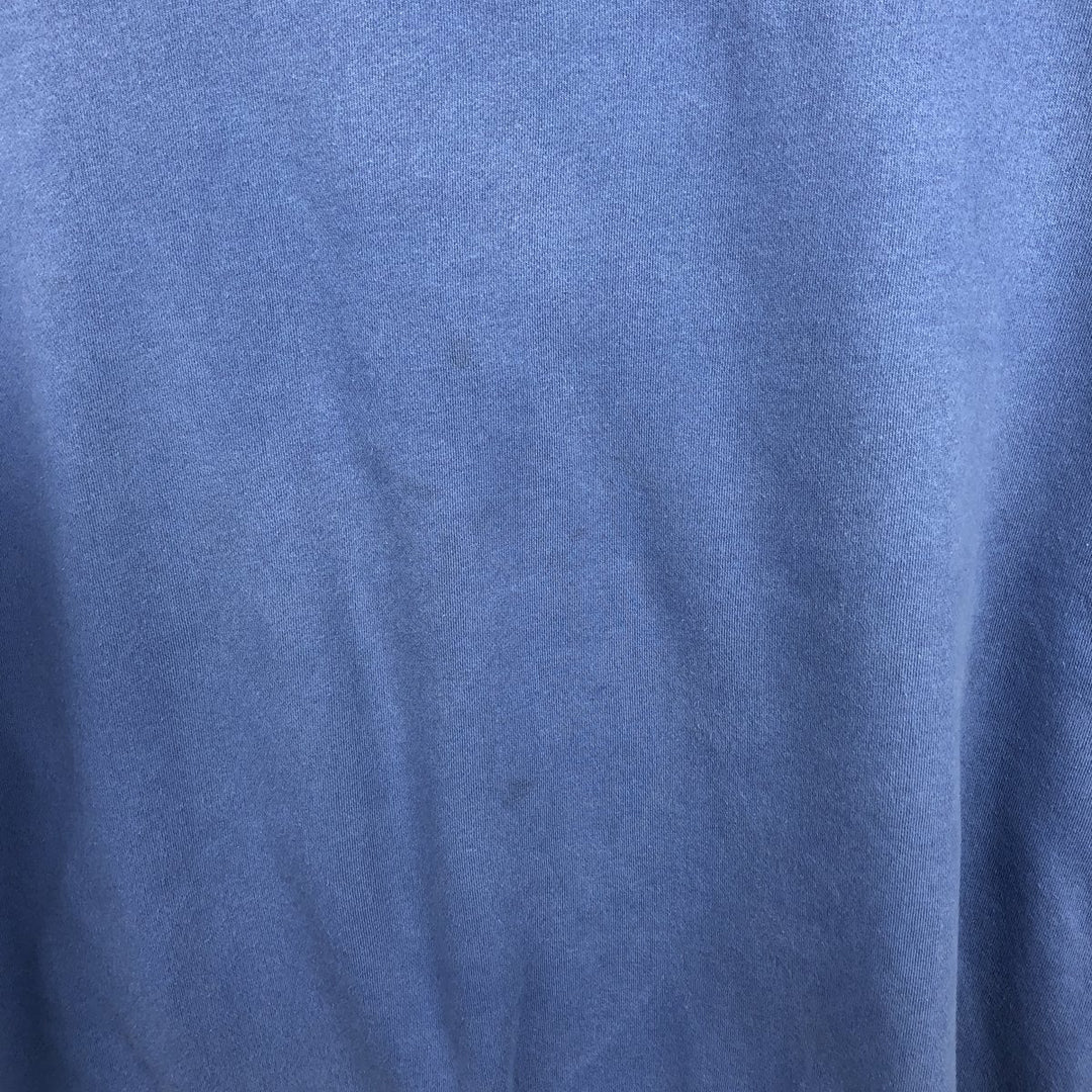 90'S Ralph Lauren POLO by Ralph Lauren One-Point Logo Sweatshirt, Made in USA, Men's XL equivalent, Vintage cotton Purple type blue-purple Vintage Second Hand