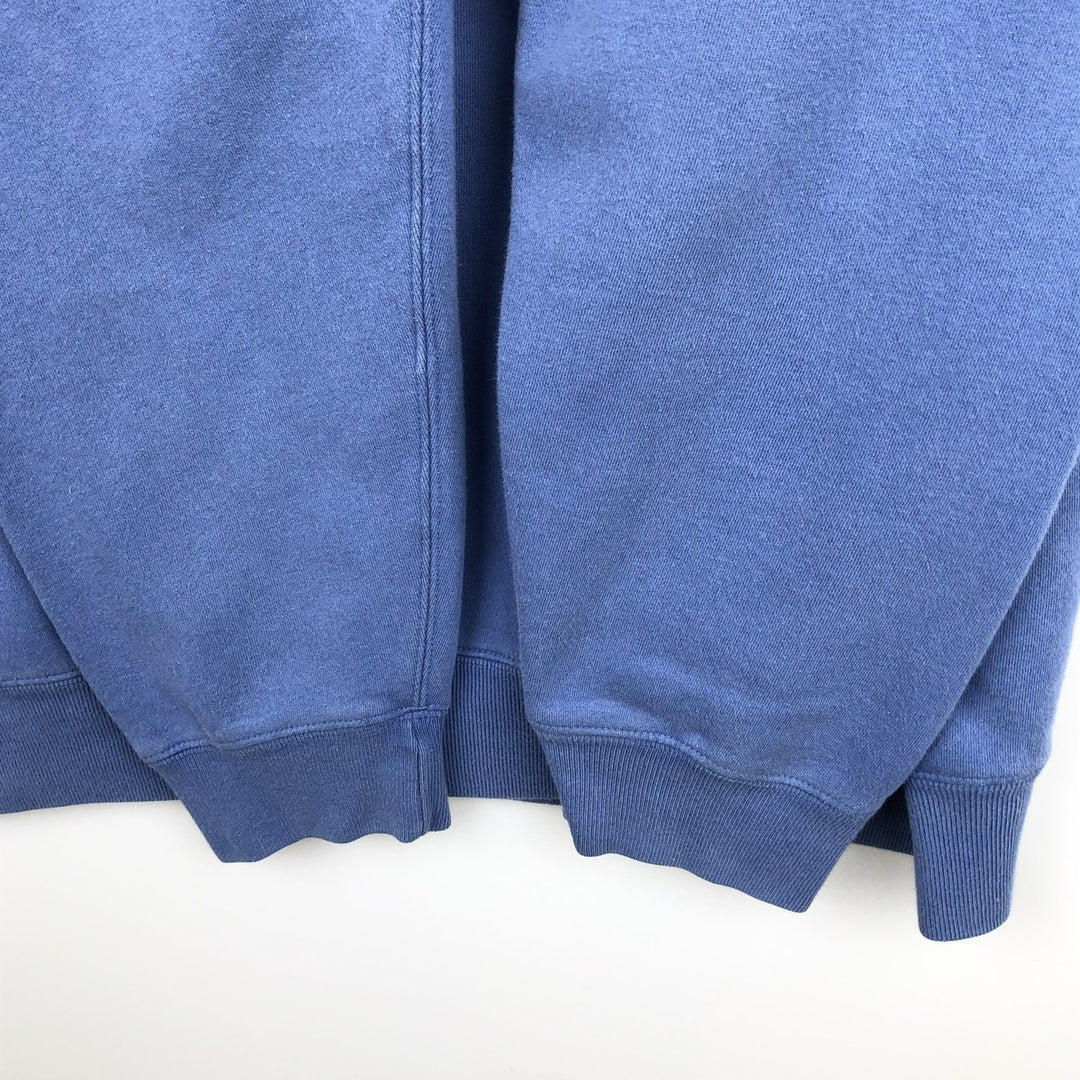 90'S Ralph Lauren POLO by Ralph Lauren One-Point Logo Sweatshirt, Made in USA, Men's XL equivalent, Vintage cotton Purple type blue-purple Vintage Second Hand