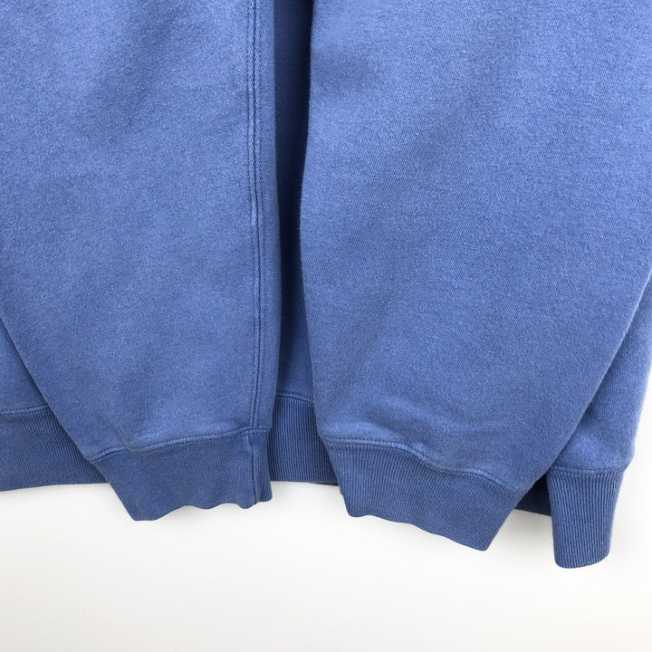 90'S Ralph Lauren POLO by Ralph Lauren One-Point Logo Sweatshirt, Made in USA, Men's XL equivalent, Vintage cotton Purple type blue-purple Vintage Second Hand