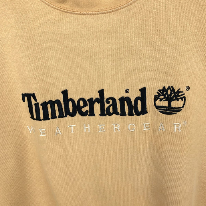 90'S Timberland WHETHERGEAR Logo Sweatshirt, Men's Size S (approx.), Vintage cotton yellow type Vintage Second Hand