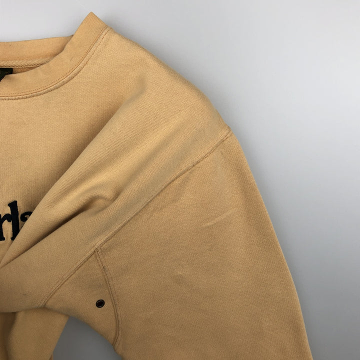 90'S Timberland WHETHERGEAR Logo Sweatshirt, Men's Size S (approx.), Vintage cotton yellow type Vintage Second Hand