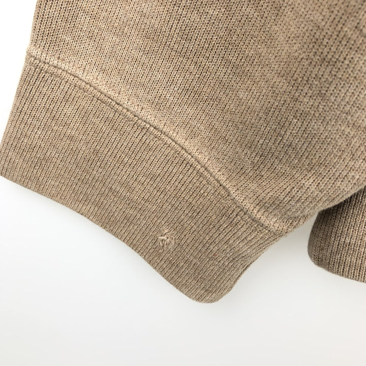 Ralph Lauren POLO by Ralph Lauren V-neck sweatshirt with logo, men's size XL (approx.) cotton Beige type Vintage Second Hand
