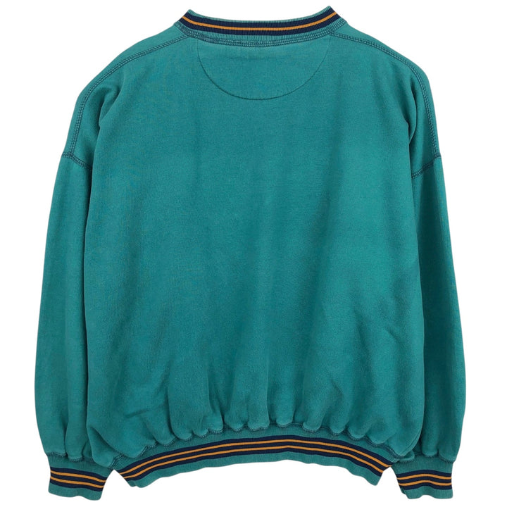 Vintage 1980'S Ralph Lauren CHAPS logo sweatshirt, size M, men's cotton Emerald green Vintage Second Hand