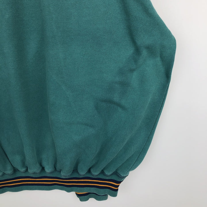 Vintage 1980'S Ralph Lauren CHAPS logo sweatshirt, size M, men's cotton Emerald green Vintage Second Hand