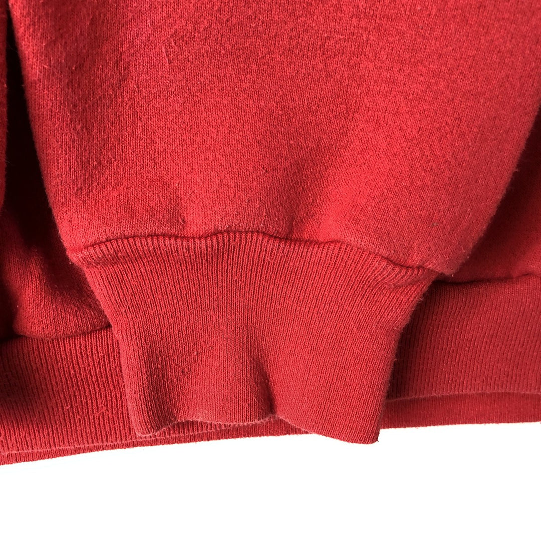 90'S Artex San Francisco 49ers Print Sweatshirt, Made in USA, Men's Size XL (approx.) cotton red type Vintage Second Hand