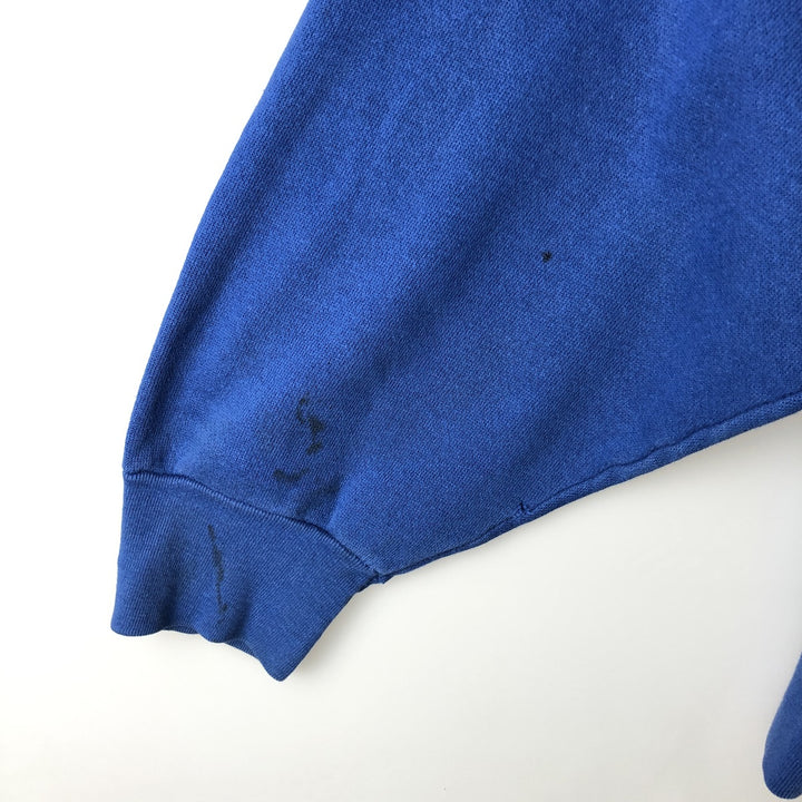 80'S MILLER XXI Super Bowl New York Giants Print Sweatshirt, Men's Size XL (Equivalent), Vintage polyester blue type Vintage Second Hand