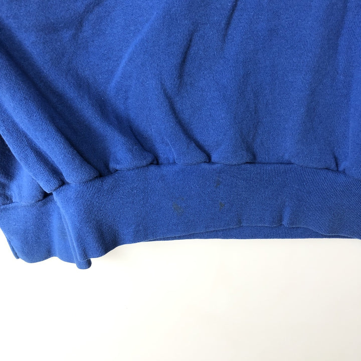 80'S MILLER XXI Super Bowl New York Giants Print Sweatshirt, Men's Size XL (Equivalent), Vintage polyester blue type Vintage Second Hand