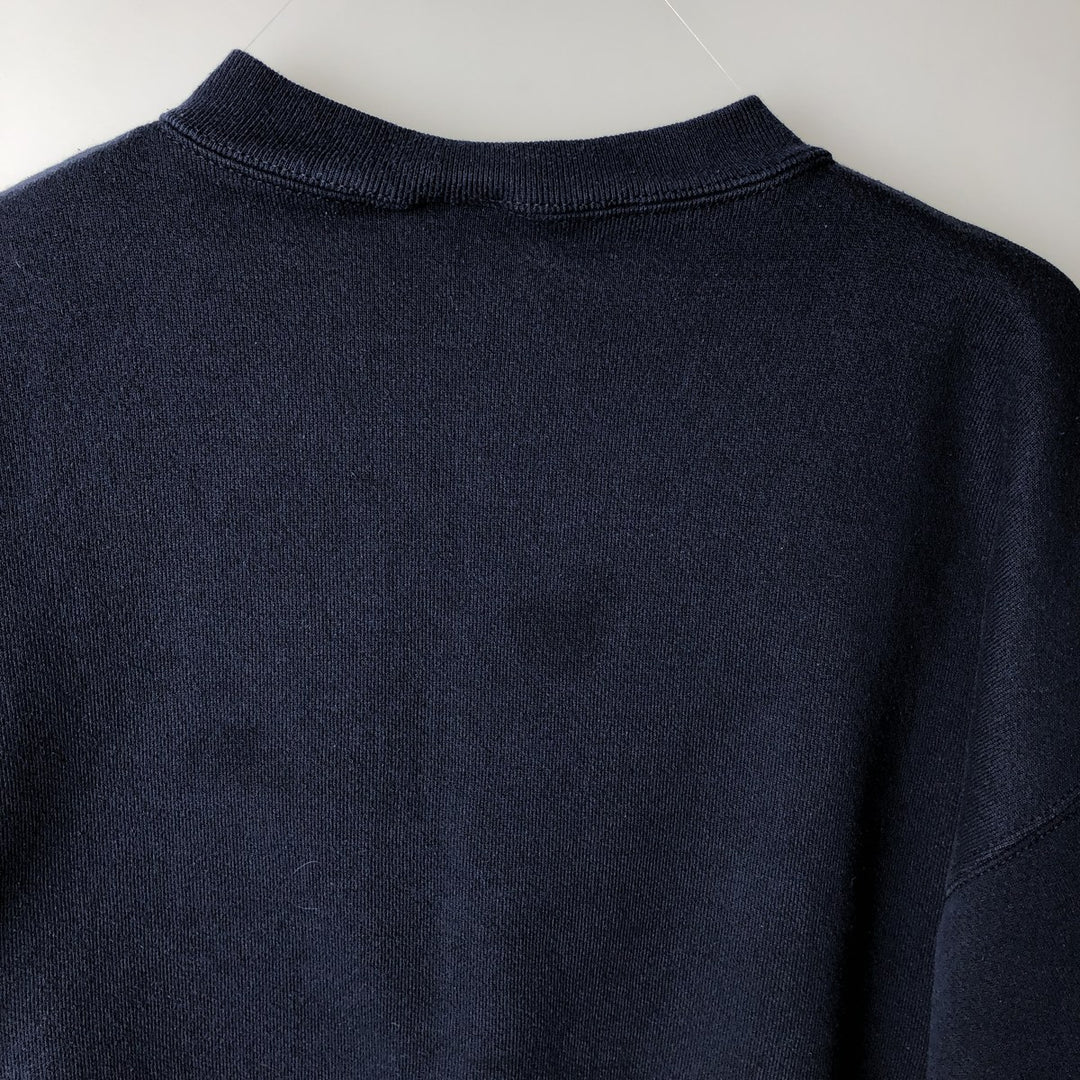 90'S LOGO7 HEAVY WEIGHT M802C NFL Dallas Cowboys Print Sweatshirt, Made in USA, Men's XL equivalent. cotton navy blue type Vintage Second Hand