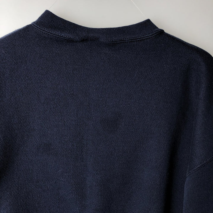 90'S LOGO7 HEAVY WEIGHT M802C NFL Dallas Cowboys Print Sweatshirt, Made in USA, Men's XL equivalent. cotton navy blue type Vintage Second Hand