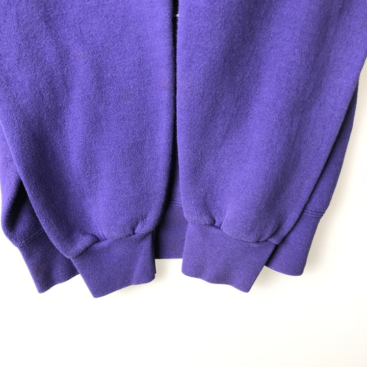 90'S Lee Sport Minnesota Vikings Print Sweatshirt, Made in USA, Men's Size M (approx.), Vintage unclear purple type Vintage Second Hand