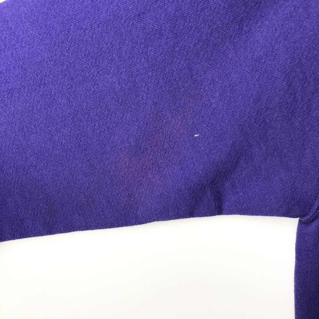 90'S Lee Sport Minnesota Vikings Print Sweatshirt, Made in USA, Men's Size M (approx.), Vintage unclear purple type Vintage Second Hand