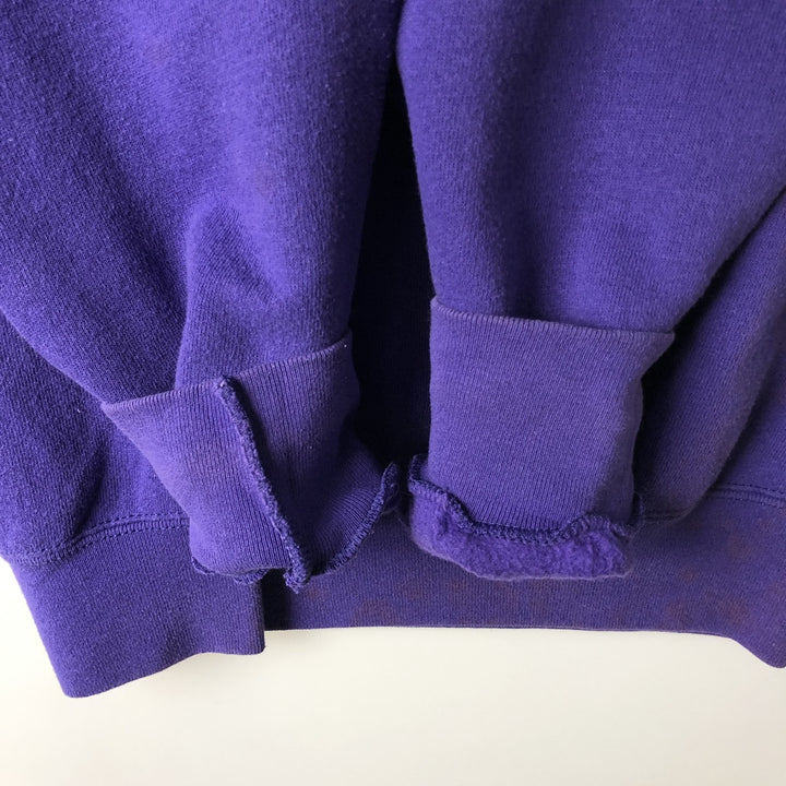 90'S Lee Sport Minnesota Vikings Print Sweatshirt, Made in USA, Men's Size M (approx.), Vintage unclear purple type Vintage Second Hand