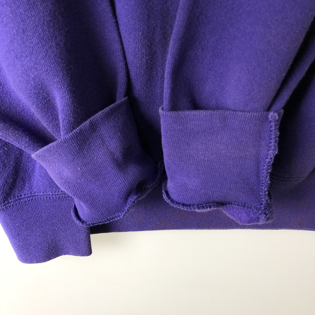 90'S Lee Sport Minnesota Vikings Print Sweatshirt, Made in USA, Men's Size M (approx.), Vintage unclear purple type Vintage Second Hand
