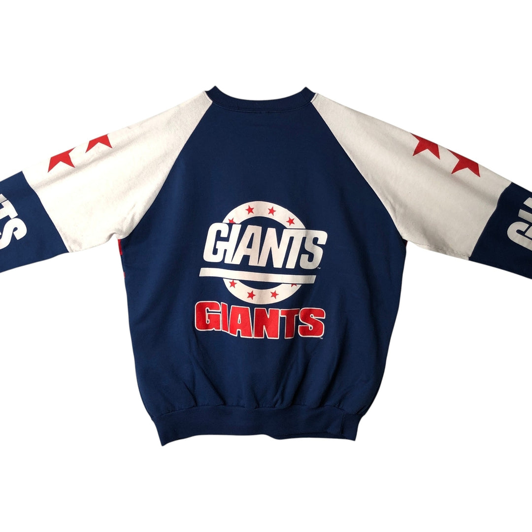80'S GARAN New York Giants Tricolor Print Sweatshirt, Men's XL (approx.), Vintage unclear navy blue type Vintage Second Hand