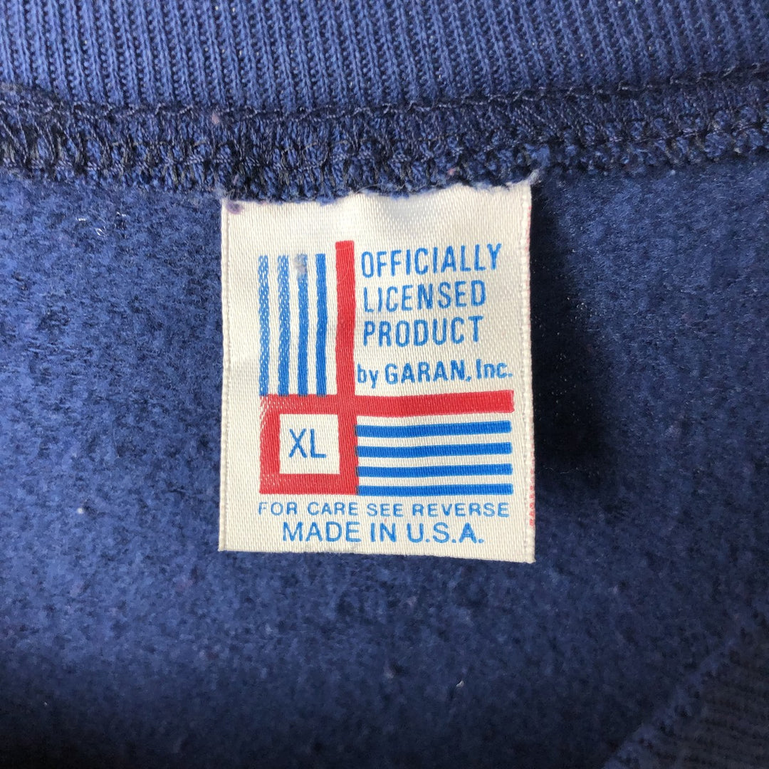 80'S GARAN New York Giants Tricolor Print Sweatshirt, Men's XL (approx.), Vintage unclear navy blue type Vintage Second Hand