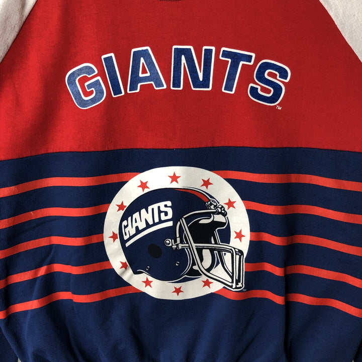 80'S GARAN New York Giants Tricolor Print Sweatshirt, Men's XL (approx.), Vintage unclear navy blue type Vintage Second Hand