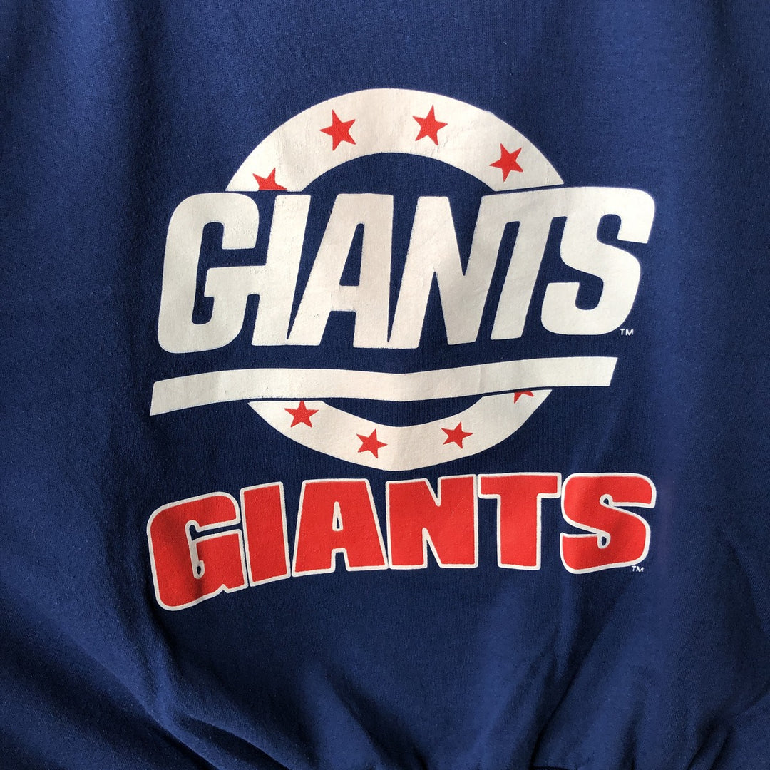 80'S GARAN New York Giants Tricolor Print Sweatshirt, Men's XL (approx.), Vintage unclear navy blue type Vintage Second Hand