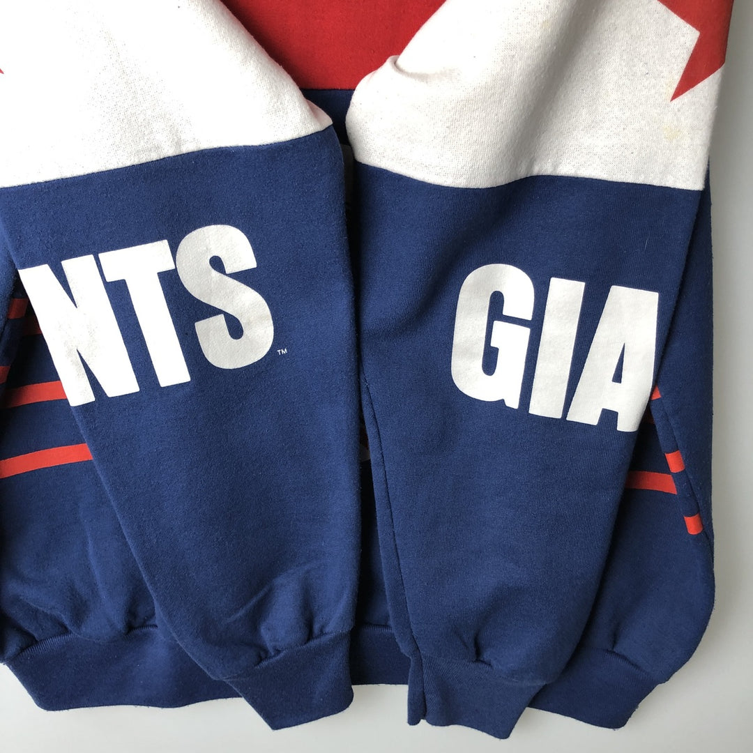 80'S GARAN New York Giants Tricolor Print Sweatshirt, Men's XL (approx.), Vintage unclear navy blue type Vintage Second Hand