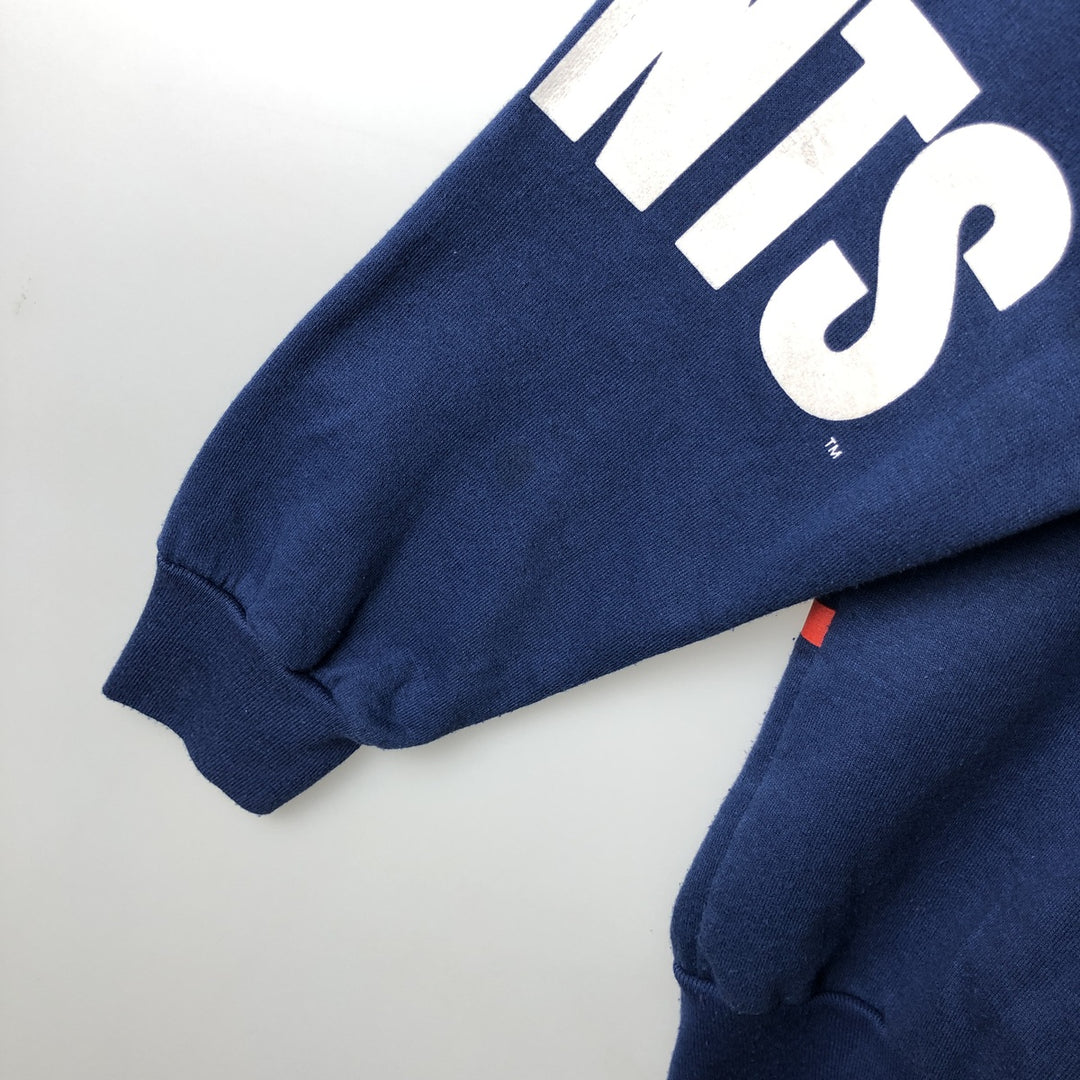80'S GARAN New York Giants Tricolor Print Sweatshirt, Men's XL (approx.), Vintage unclear navy blue type Vintage Second Hand