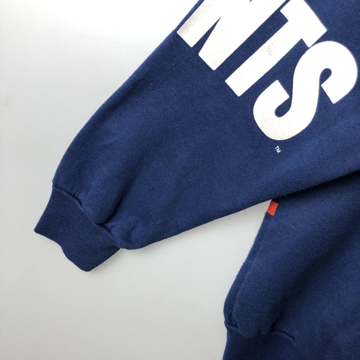 80'S GARAN New York Giants Tricolor Print Sweatshirt, Men's XL (approx.), Vintage unclear navy blue type Vintage Second Hand