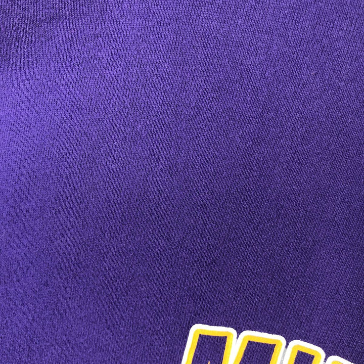 90'S Russell Minnesota Vikings Print Sweatshirt, Made in USA, Men's Size L (approx.), Vintage cotton purple type Vintage Second Hand