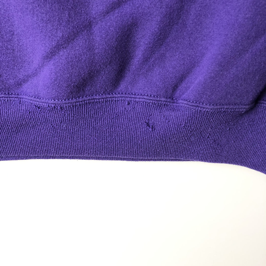 90'S Russell Minnesota Vikings Print Sweatshirt, Made in USA, Men's Size L (approx.), Vintage cotton purple type Vintage Second Hand