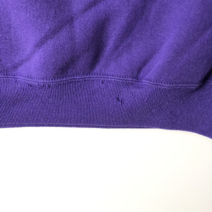 90'S Russell Minnesota Vikings Print Sweatshirt, Made in USA, Men's Size L (approx.), Vintage cotton purple type Vintage Second Hand