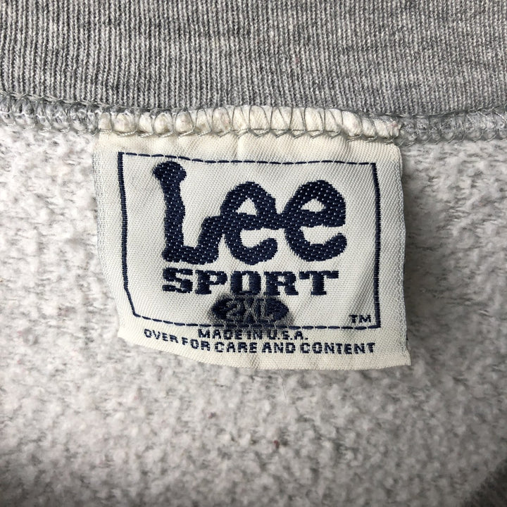 90'S Lee NFL Carolina Panthers Print Sweatshirt, Made in USA, Men's XXL equivalent. cotton gray type Vintage Second Hand