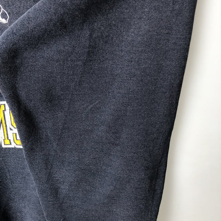 80'S Sophie Los Angeles Rams Print Sweatshirt, Made in USA, Men's XL equivalent, Long Sleeve, Vintage cotton navy blue type Vintage Second Hand