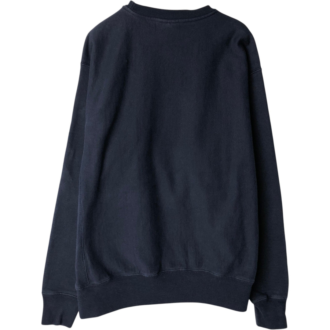 Champion REVERSE WEAVE Reverse Weave College Sweatshirt Trainer Men's L size cotton navy blue type Vintage Second Hand