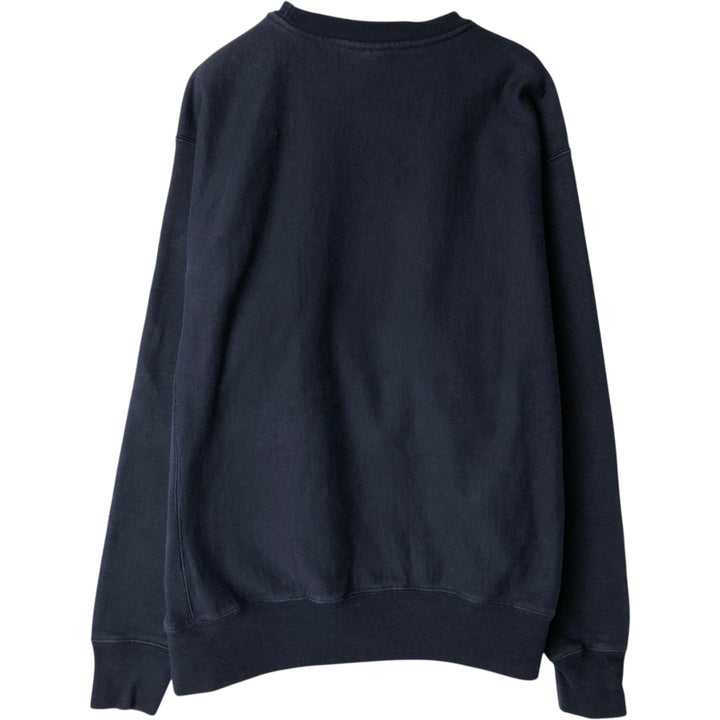 Champion REVERSE WEAVE Reverse Weave College Sweatshirt Trainer Men's L size cotton navy blue type Vintage Second Hand