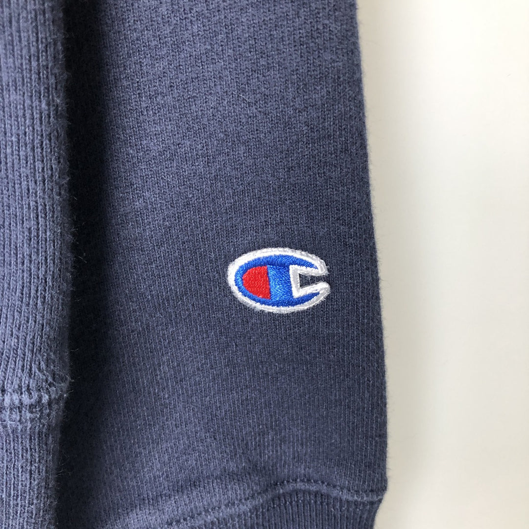 Champion REVERSE WEAVE Reverse Weave College Sweatshirt Trainer Men's L size cotton navy blue type Vintage Second Hand
