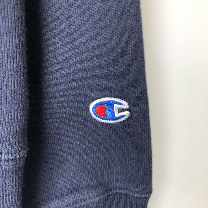 Champion REVERSE WEAVE Reverse Weave College Sweatshirt Trainer Men's L size cotton navy blue type Vintage Second Hand