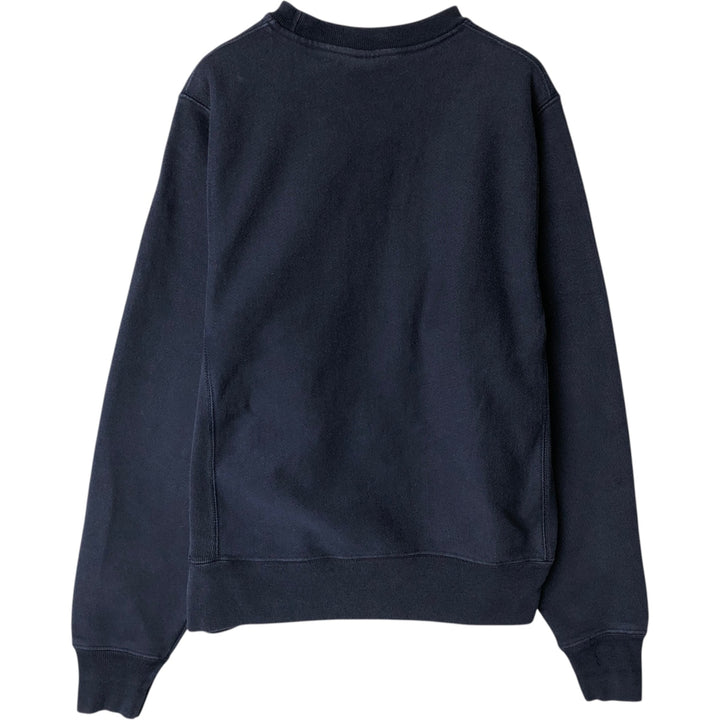 Champion Reverse Weave Replica Solid Color Tag College Sweatshirt, Men's Size Small cotton navy blue type Vintage Second Hand
