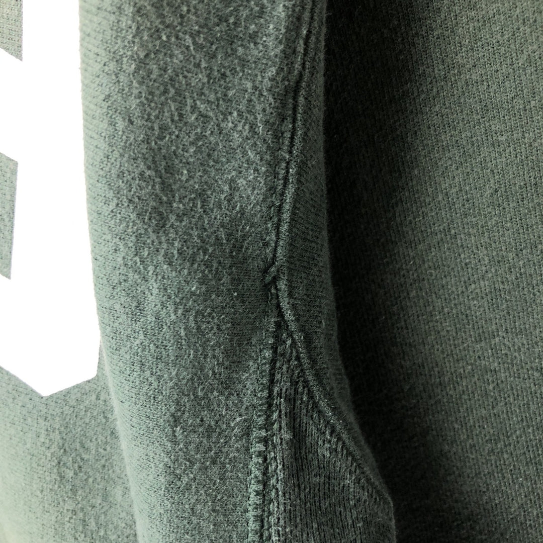 Champion Reverse Weave Replica Sweatshirt with Solid Color Tag, Printed, Men's Size L (approx.) cotton green type Vintage Second Hand