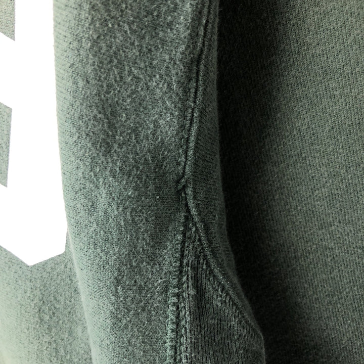 Champion Reverse Weave Replica Sweatshirt with Solid Color Tag, Printed, Men's Size L (approx.) cotton green type Vintage Second Hand