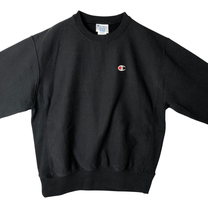 Champion REVERSE WEAVE Reverse Weave One Point Logo Sweatshirt Trainer Men's M cotton black type Vintage Second Hand