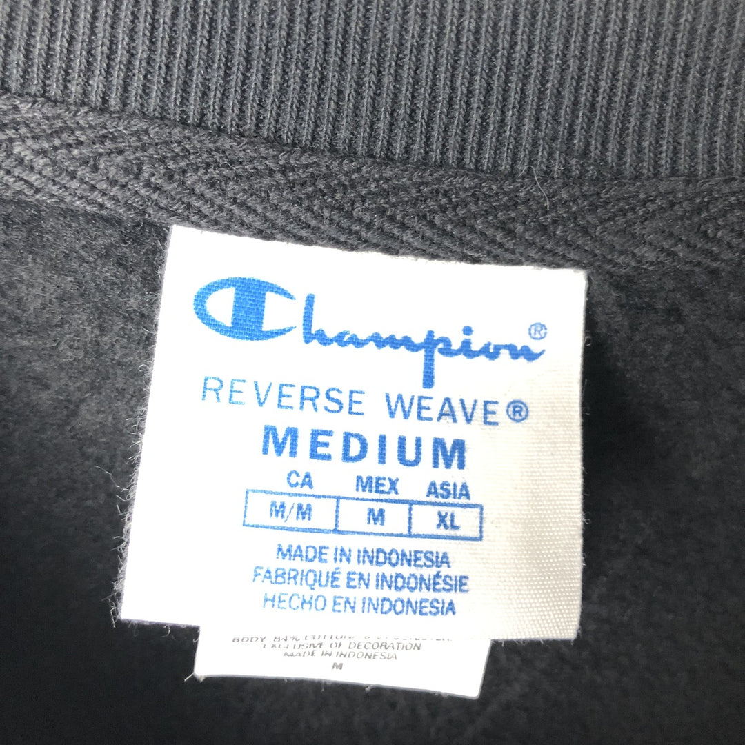 Champion REVERSE WEAVE Reverse Weave One Point Logo Sweatshirt Trainer Men's M cotton black type Vintage Second Hand
