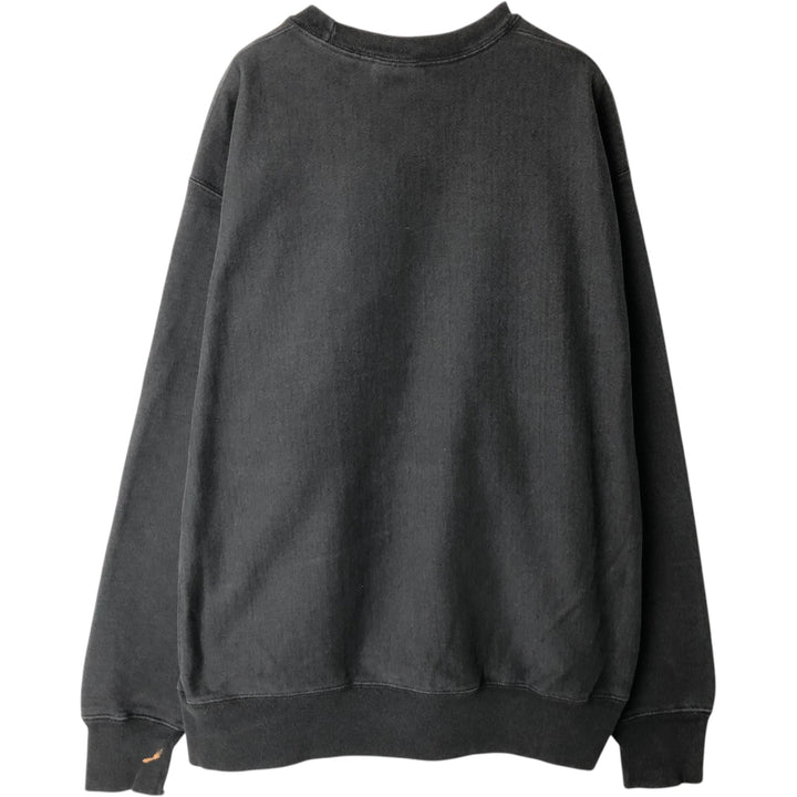 Champion REVERSE WEAVE Reverse Weave One-Point Logo Sweatshirt, Men's XL cotton black type Vintage Second Hand