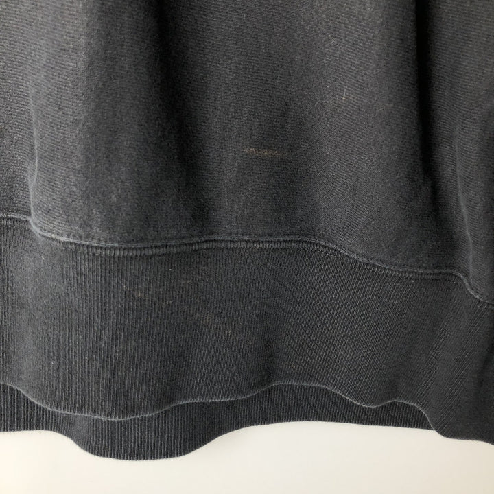 Champion REVERSE WEAVE Reverse Weave One-Point Logo Sweatshirt, Men's XL cotton black type Vintage Second Hand