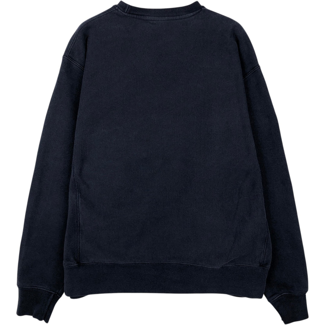 Champion REVERSE WEAVE Reverse Weave College Sweatshirt Trainer Men's L size unclear navy blue type Vintage Second Hand