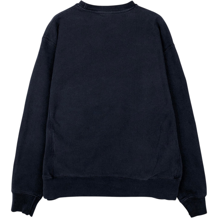 Champion REVERSE WEAVE Reverse Weave College Sweatshirt Trainer Men's L size unclear navy blue type Vintage Second Hand