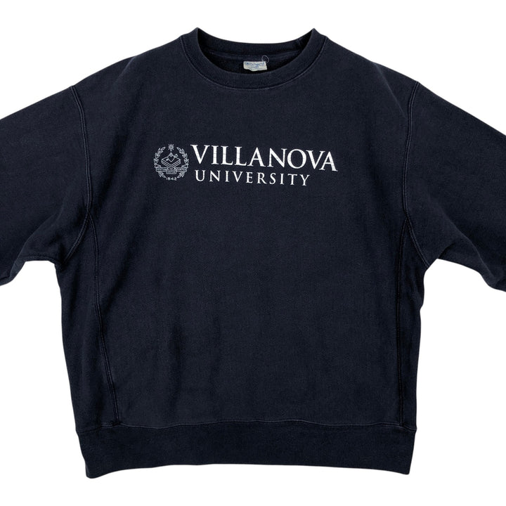 Champion REVERSE WEAVE Reverse Weave College Sweatshirt Trainer Men's L size unclear navy blue type Vintage Second Hand