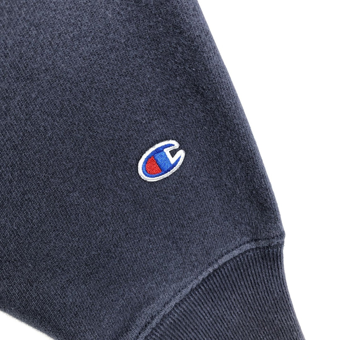 Champion REVERSE WEAVE Reverse Weave College Sweatshirt Trainer Men's L size unclear navy blue type Vintage Second Hand