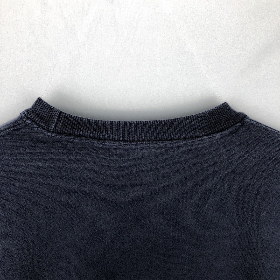 Champion REVERSE WEAVE Reverse Weave College Sweatshirt Trainer Men's L size unclear navy blue type Vintage Second Hand