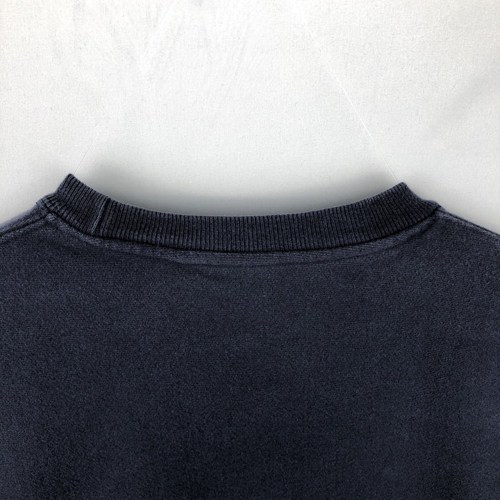Champion REVERSE WEAVE Reverse Weave College Sweatshirt Trainer Men's L size unclear navy blue type Vintage Second Hand
