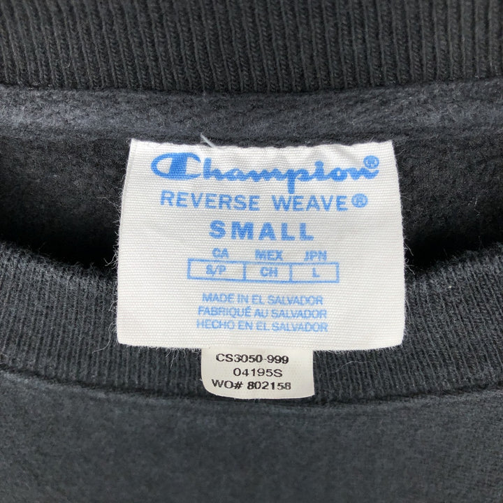 Champion REVERSE WEAVE Reverse Weave College Sweatshirt Trainer Men's S cotton black type Vintage Second Hand