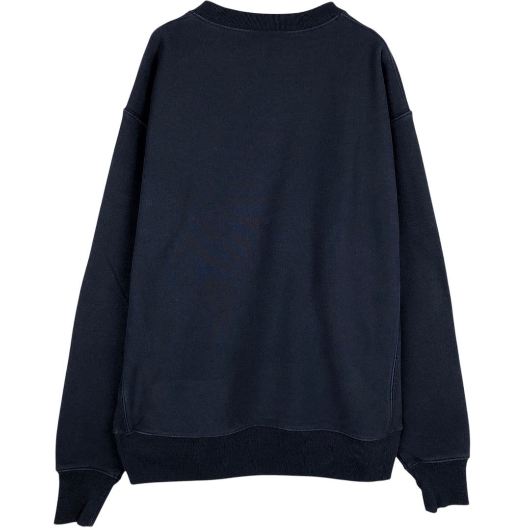 2000'S Champion Reverse Weave Sweatshirt with One-Point Logo, Men's Size L (approx.) cotton navy blue type Vintage Second Hand